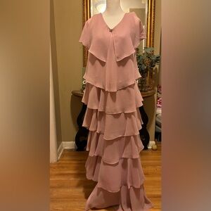 SLNYFASHIONS FASHIONS NEW YORK SIZE 12 DUSTY PINK / FORMAL